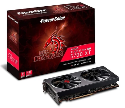 Відеокарта PowerColor AMD Radeon RX 5700 XT 8Gb (AXRX 5700XT 8GBD6-3DH) (GDDR6, 256 bit, PCI-E v4.0 x16) Б/в