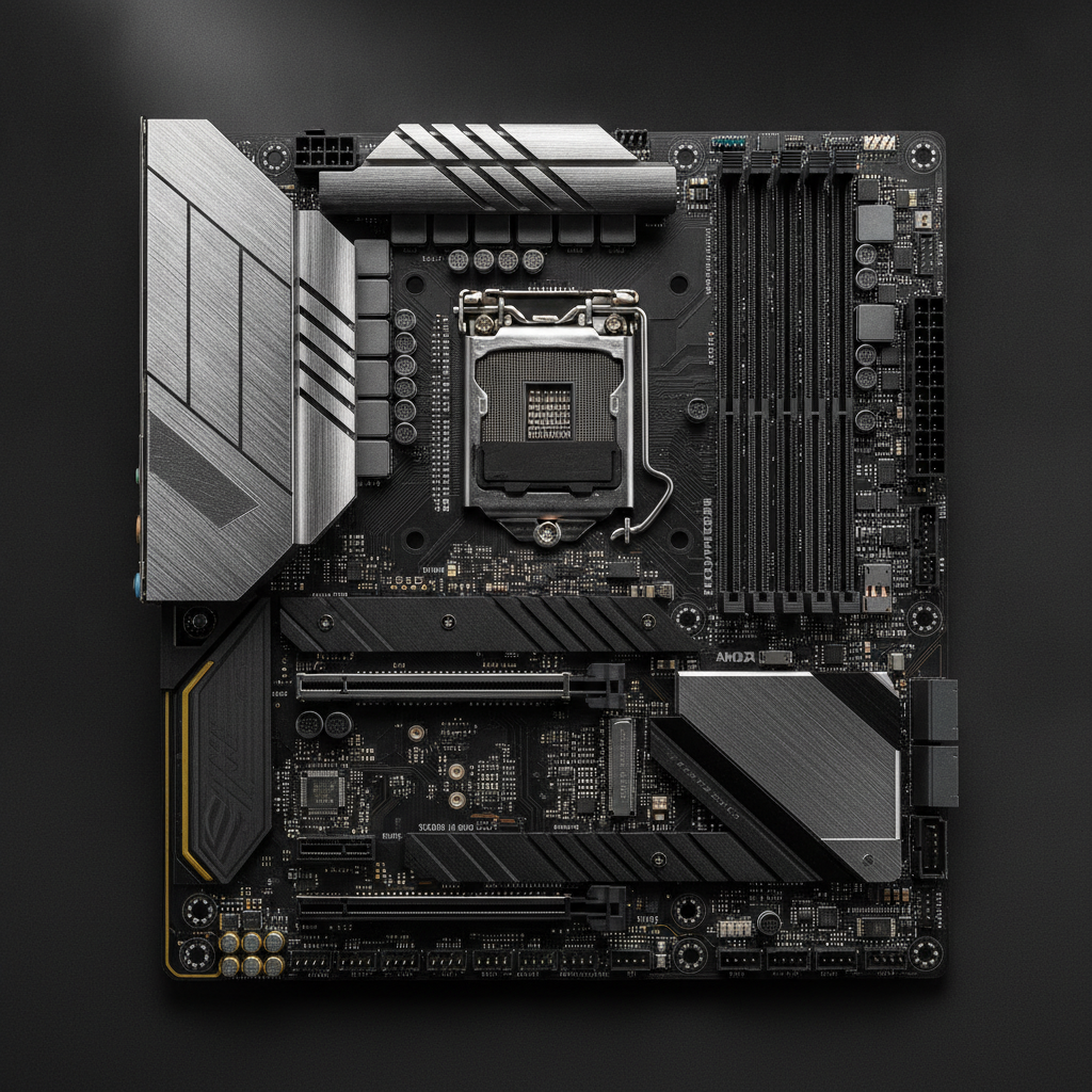 Материнская плата ASUS ROG STRIX B650E-E GAMING WIFI (ROG STRIX B650E-E GAMING WIFI) (Socket AM5, AMD B650, ATX) Б/у — Основные разъёмы питания 24+8 контактов