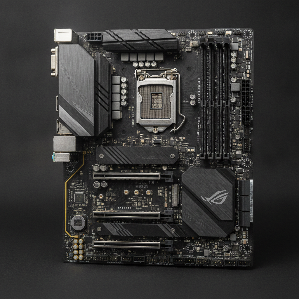 Материнська плата ASUS ROG STRIX B650E-E GAMING WIFI (ROG STRIX B650E-E GAMING WIFI) (Socket AM5, AMD B650, ATX) Б/в — Основні роз'єми живлення 24+8 контакти