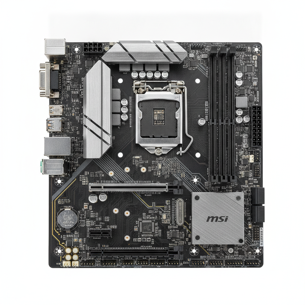 Материнская плата MSI B760M GAMING PLUS WIFI (B760M GAMING PLUS WIFI) (Socket 1700, Intel B760, Micro-ATX) — Основные разъёмы питания 24+8+4 для стабильности системы