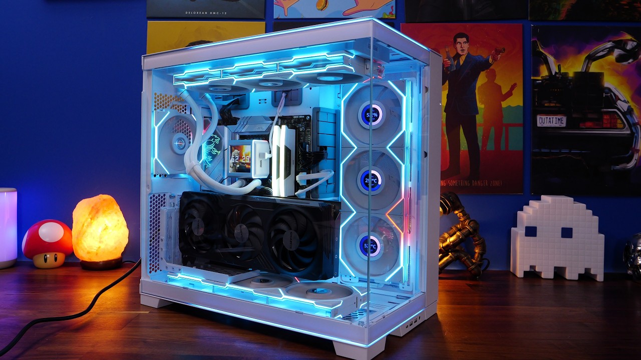 Корпус Lian Li O11 Dynamic EVO RGB, white (G99.O11DERGBW.00) Без БП — Ігровий корпус з підтримкою RGB-підсвітки