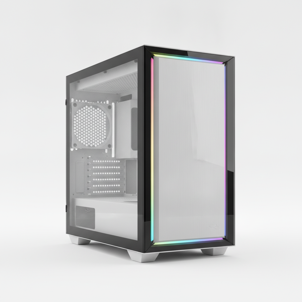 Корпус Lian Li O11 Dynamic EVO RGB, white (G99.O11DERGBW.00) Без БП — Белый цвет корпуса для стильного дизайна