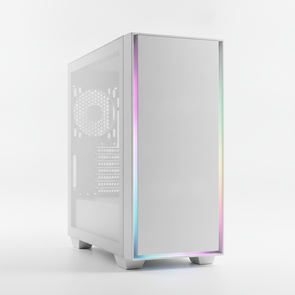 Корпус Lian Li O11 Dynamic EVO RGB, white (G99.O11DERGBW.00) Без БП — Білий колір корпусу для стильного дизайну