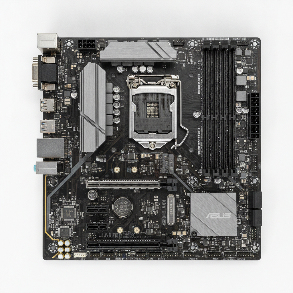 Материнская плата ASUS PRIME B760M-A D4-CSM (PRIME B760M-A D4-CSM) (Socket 1700, Intel B760, Micro-ATX) — Основные разъёмы питания 24+8 для стабильности системы