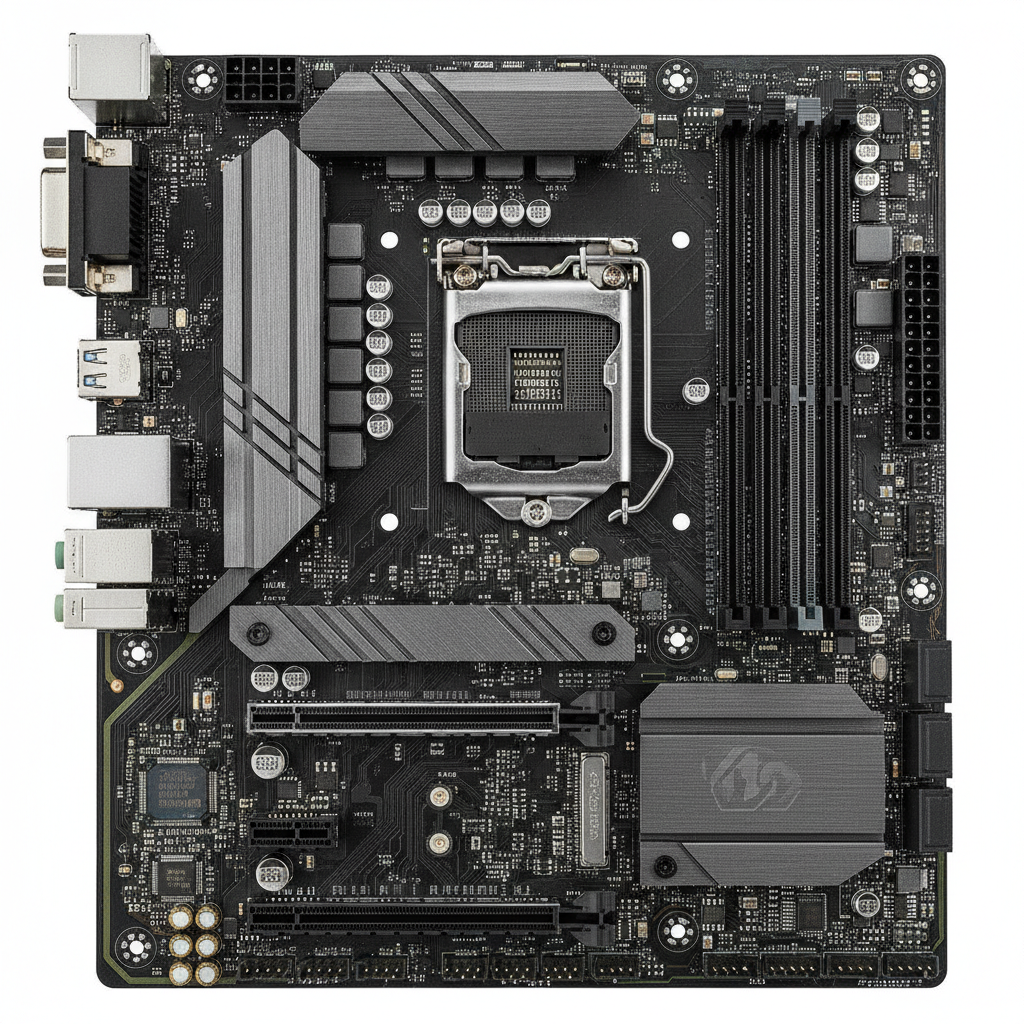Материнская плата ASUS TUF GAMING B760M-PLUS WIFI II (TUF GAMING B760M-PLUS WIFI II) (Socket 1700, Intel B760, Micro-ATX) — Intel B760: современный чипсет для материнских плат