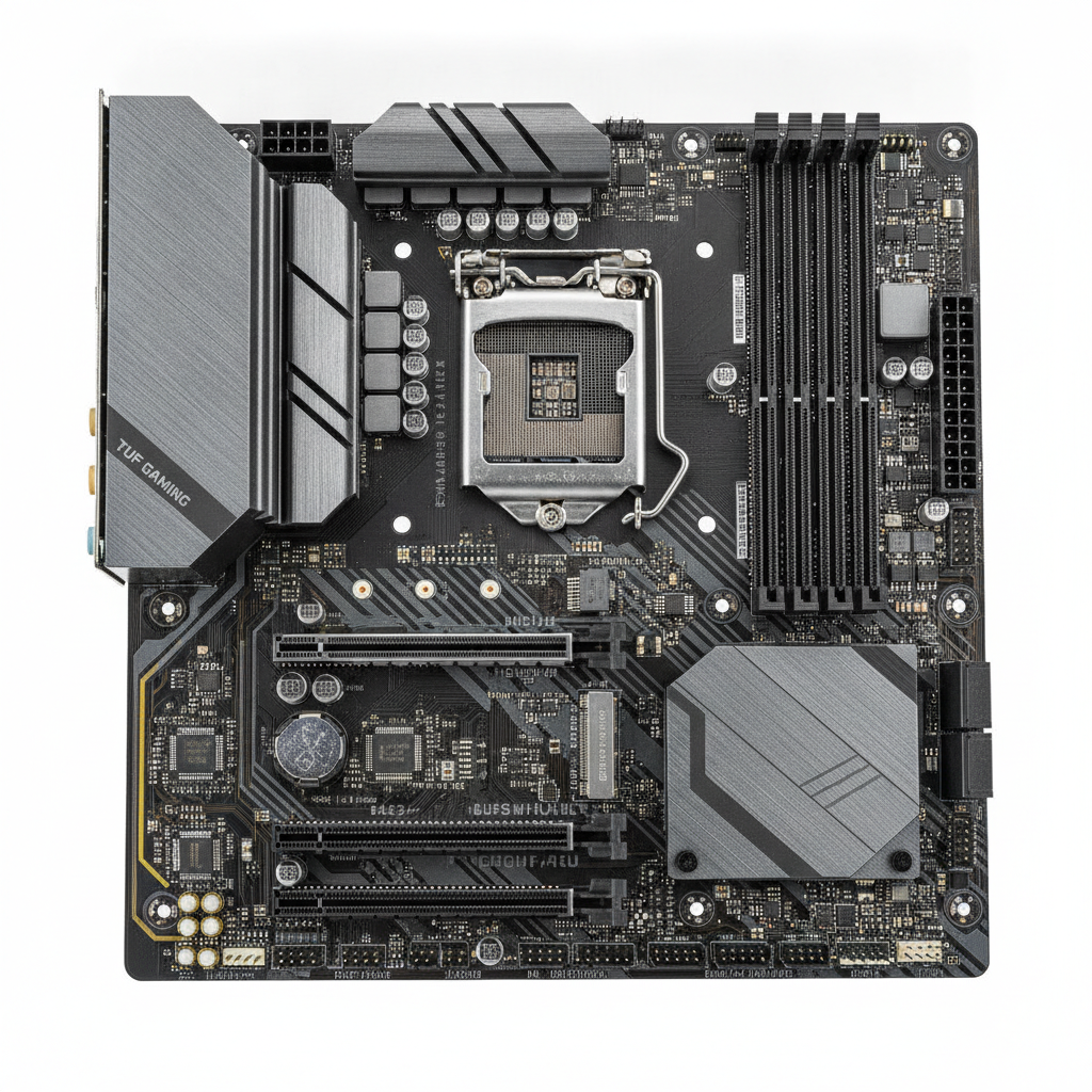 Материнська плата ASUS TUF GAMING B760M-PLUS WIFI II (TUF GAMING B760M-PLUS WIFI II) (Socket 1700, Intel B760, Micro-ATX) — Intel B760: сучасний чипсет для материнських плат