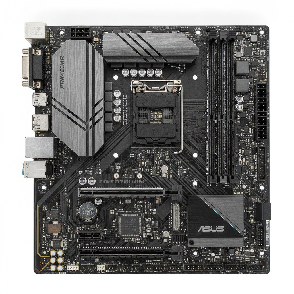 Материнская плата ASUS PRIME B650M-R (PRIME B650M-R) (Socket AM5, AMD B650, Micro-ATX) — Micro-ATX форм-фактор для компактных систем
