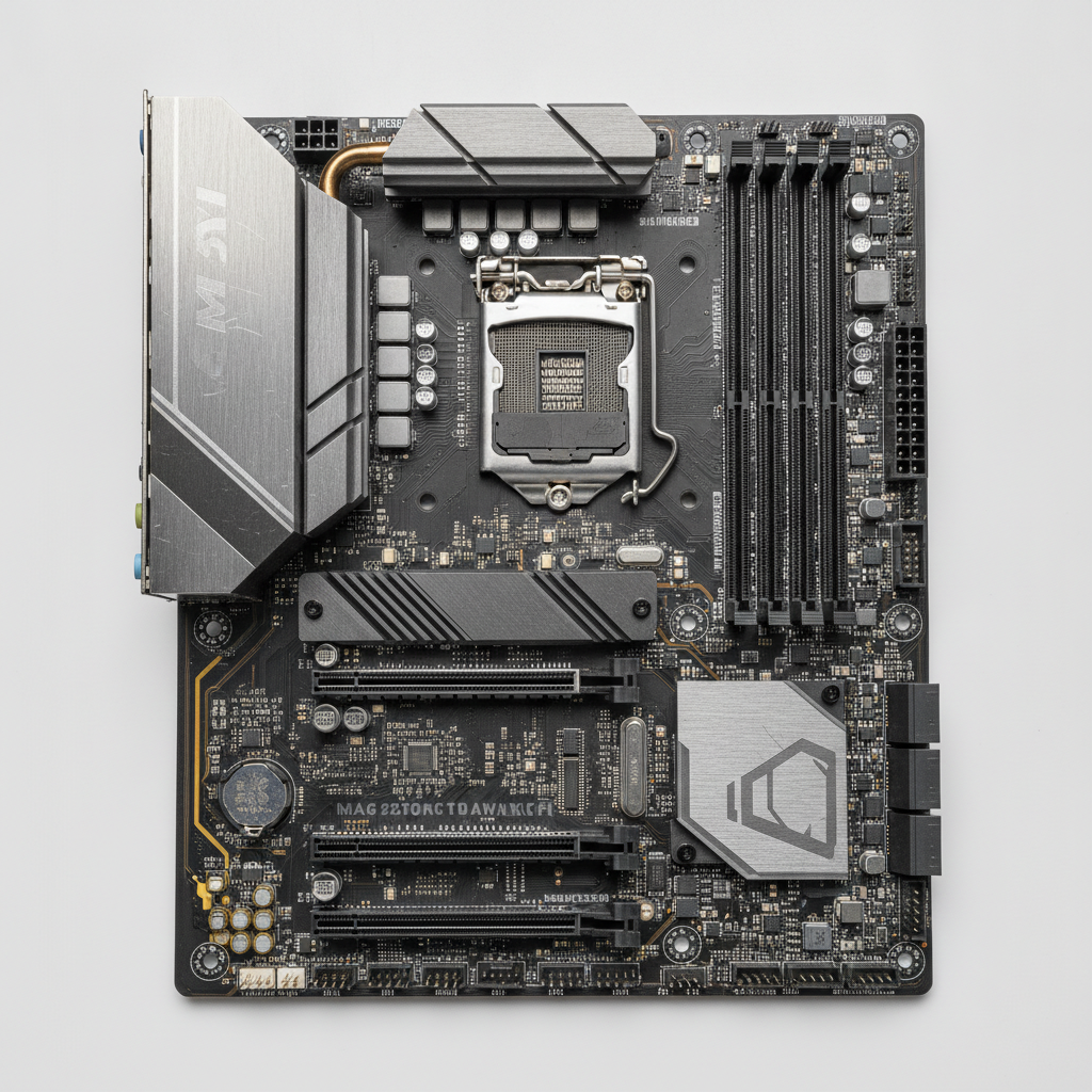 Материнська плата MSI MAG B760 TOMAHAWK WIFI (MAG B760 TOMAHAWK WIFI) (Socket 1700, Intel B760, ATX) Б/в — Основні роз'єми живлення 24+8+8 для стабільності системи
