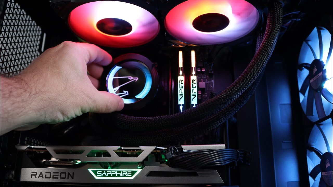 СВО Gigabyte AORUS WATERFORCE II 240 (AORUS WATERFORCE II 240) — Радиатор 240 мм для эффективного охлаждения