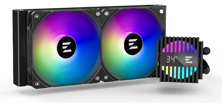 СВО Zalman ALPHA 24 Black (ALPHA2A24BLACK) — Підсвічування з технологією multi compatibility