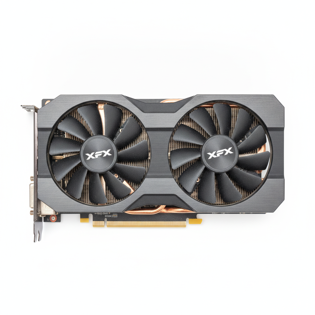 Відеокарта XFX AMD Radeon RX 580 8GB GTS Black Edition OC+ (RX-580P8DBD) (GDDR5, 256 bit, PCI-E 3.0 x16) Б/в — Інтерфейс PCI-E 3.0 x16 для швидкого обміну даними