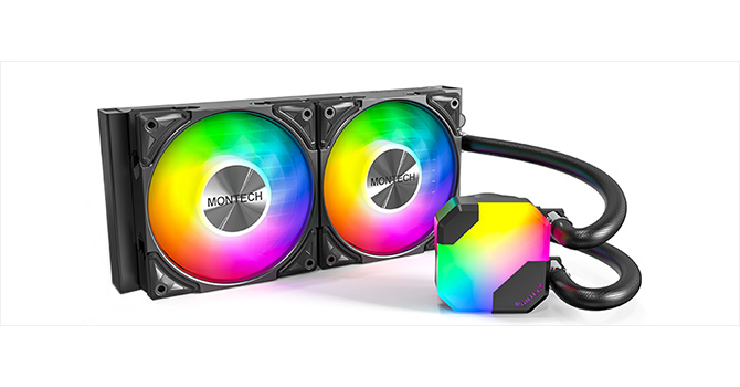 СВО MONTECH HYPERFLOW ARGB 360 (B) (HYPERFLOW ARGB 360 (B)) — Підсвічування з підтримкою multi compatibility