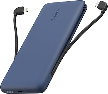Павербанк Belkin Blue 20 000 mAh / 15 Вт (BPB012BTBL) — Велика ємність 20 000 mAh для тривалого заряду