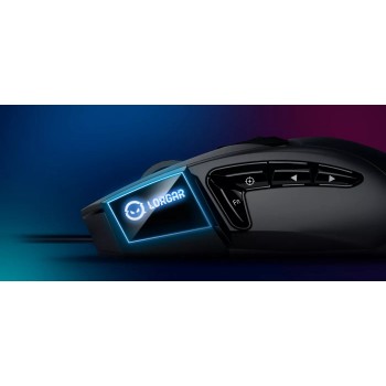 Миша Lorgar Stricter 579 RGB LCD USB Black (LRG-GMS579) — Максимальна роздільна здатність сенсора 12000 dpi