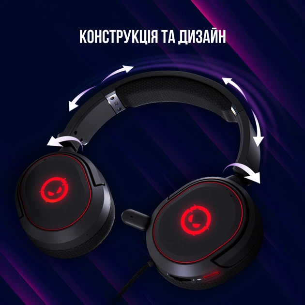 Игровая гарнитура Lorgar Kaya 460 Black (LRG-GHS460) — Геймерская гарнитура с качественным звуком