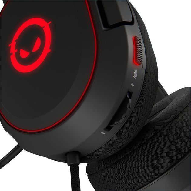 Игровая гарнитура Lorgar Kaya 460 Black (LRG-GHS460) — Проводное подключение для стабильного сигнала