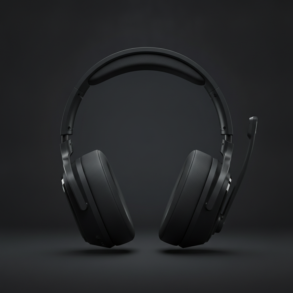 Игровая гарнитура Lorgar Noah 500 Wireless Black (LRG-GHS500) — Встроенный микрофон в дужке для удобства общения