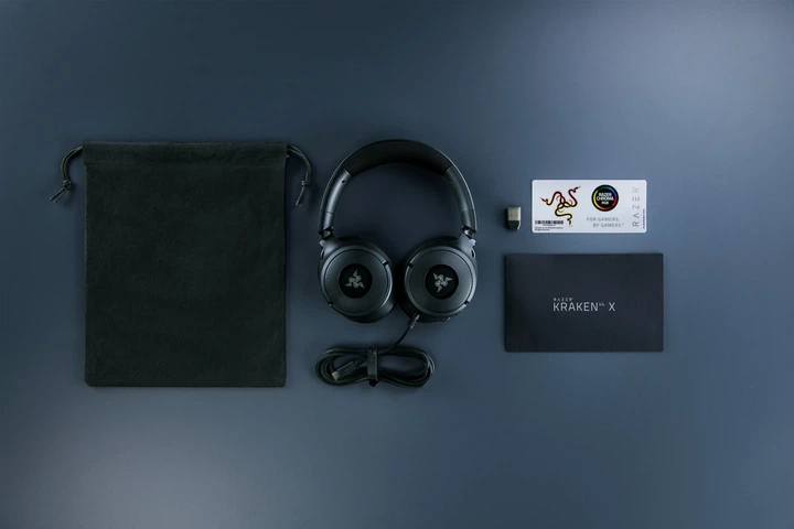 Игровая гарнитура Razer Kraken V4 X (RZ04-05180100-R3M1) — Тканевые амбушюры для комфорта и вентиляции