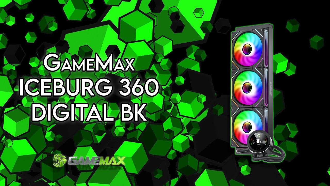 СВО GameMax IceBurg 240 Digital WH (IceBurg 240 Digital WH) — Радиатор 240 мм для эффективного охлаждения
