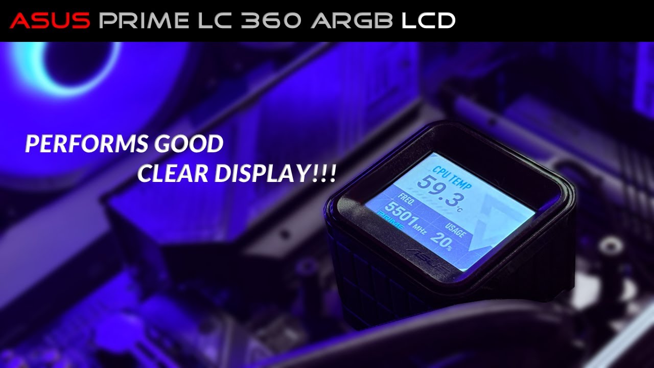 СВО ASUS Prime LC 360 ARGB Black (90RC0101-B0EAY0) — Радиатор 360 мм для эффективного охлаждения