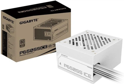 Блок питания GIGABYTE GP-P650SS ICE 650W (GP-P650SS ICE) — Мощность 650 Вт для стабильной работы