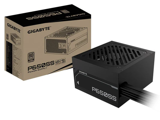 Блок питания GIGABYTE GP-P650SS ICE 650W (GP-P650SS ICE) — Сертификация 80 PLUS Silver для энергоэффективности