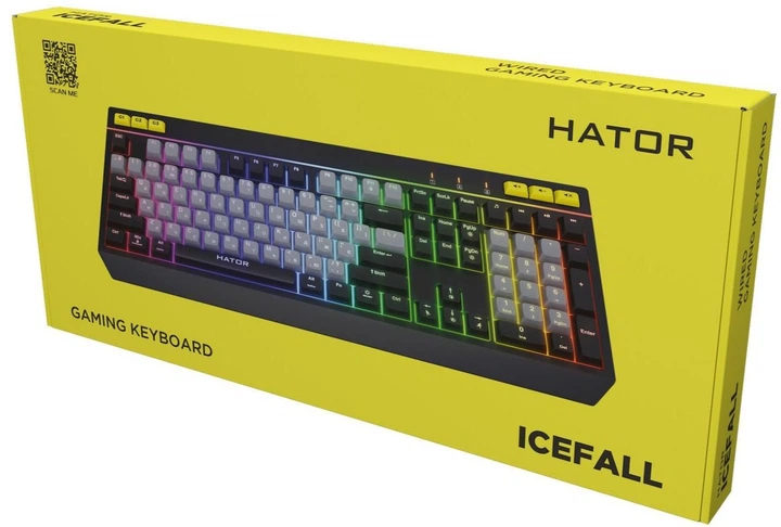 Клавіатура HATOR Icefall Black Grey (HTK401UA)