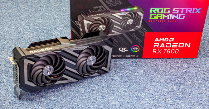 Видеокарта ASUS AMD Radeon RX 7600 8GB DUAL OC EVO (DUAL-RX7600-O8G-EVO) (GDDR6, 128 bit, PCI-E v4.0) — Память GDDR6 для высокой скорости передачи данных