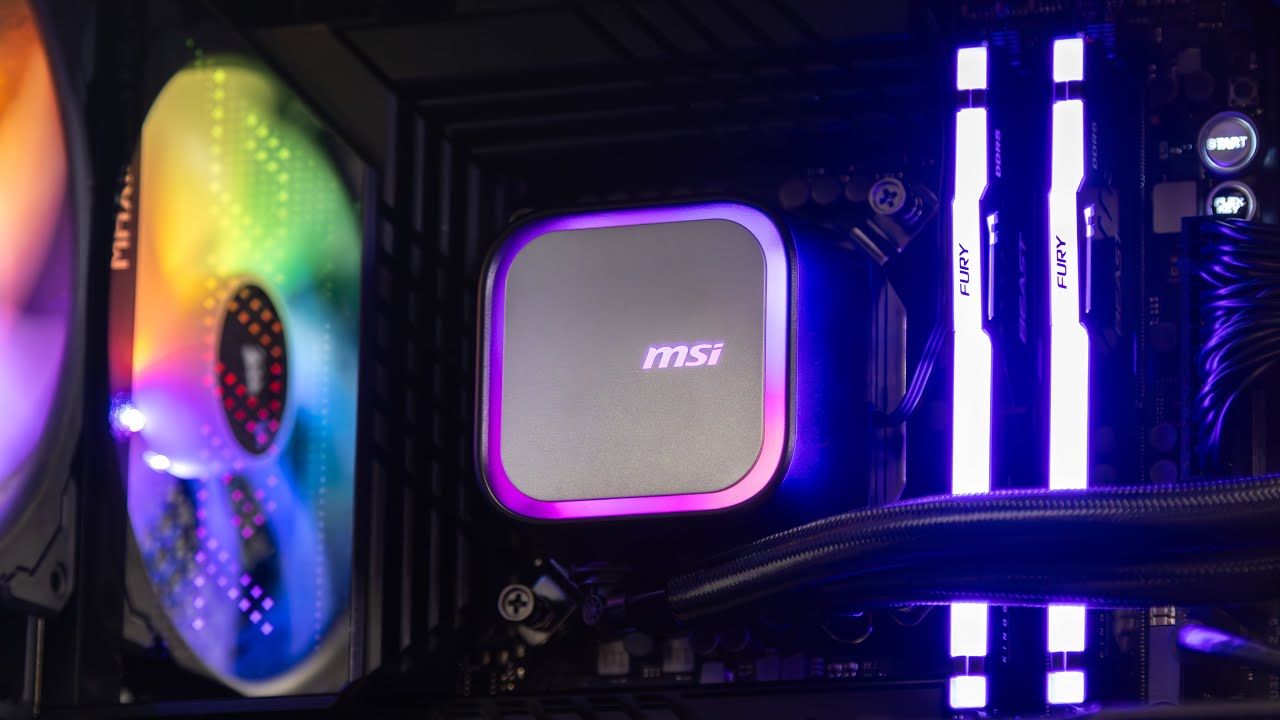 СВО MSI MAG CoreLiquid A13 360 Black (MAG CORELIQUID A13 360) — MSI Mystic Light Sync: яркая подсветка корпуса