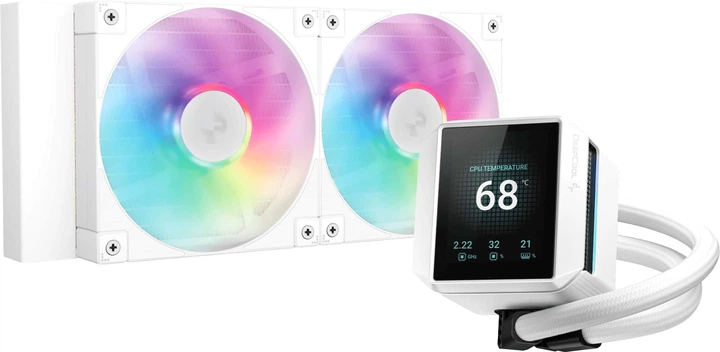 СВО Deepcool Mystique 240 ARGB White (R-LX240-WHDSNMCP-G-1)