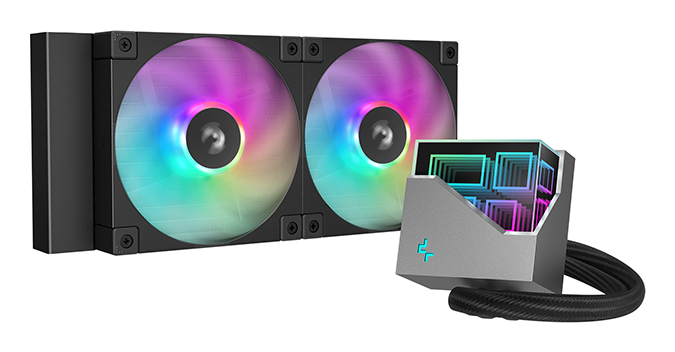СВО Deepcool LT240 ARGB Black (R-LT240-BKAMNC-G-1) — Радіатор 240 мм для ефективного охолодження