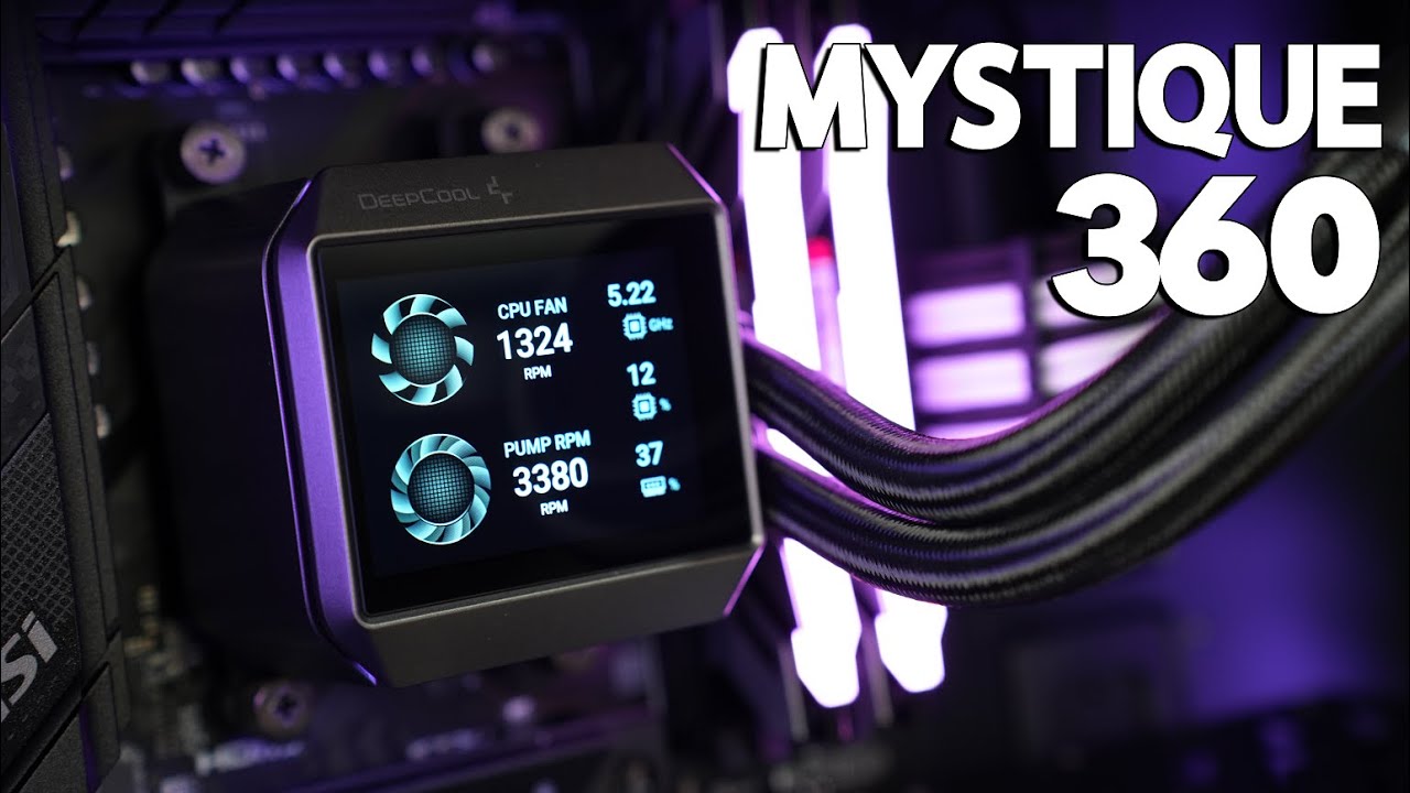 СВО Deepcool Mystique 240 ARGB Black (R-LX550-BKADSNC-G-1) — Подсветка с многофункциональной совместимостью ARGB