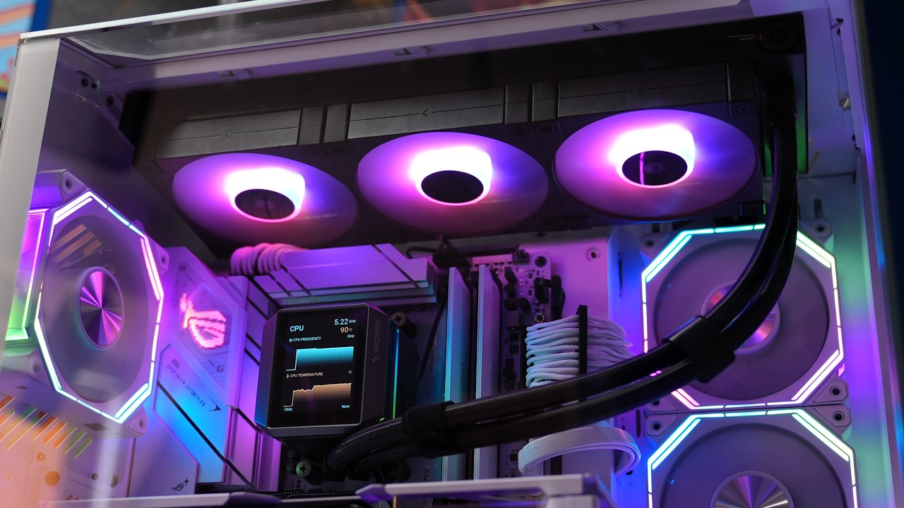 СВО Deepcool Mystique 240 ARGB Black (R-LX550-BKADSNC-G-1) — Радіатор 240 мм для ефективного охолодження