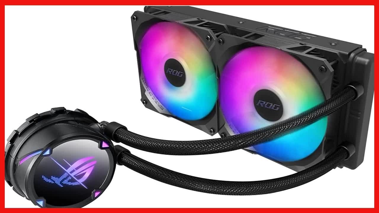 СВО ASUS ROG Strix LC II 240 ARGB White Edition (90RC00E2-M0UAY4) — Радиатор 240 мм для эффективного охлаждения