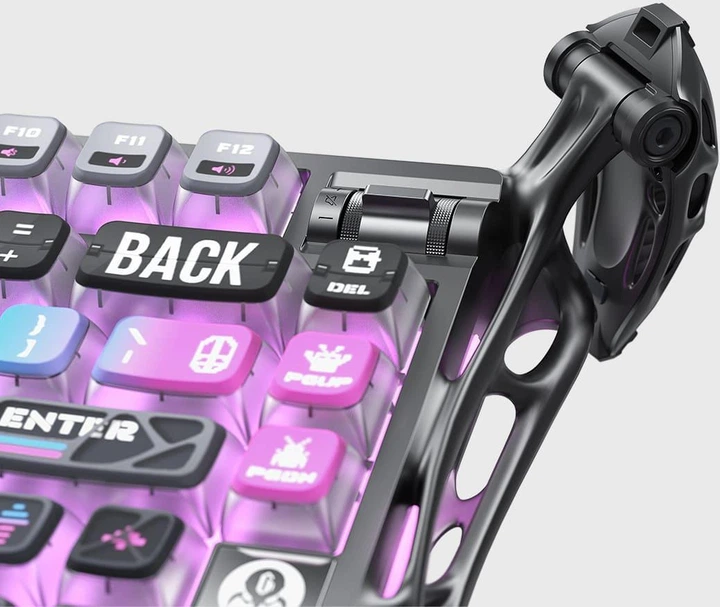 Клавіатура GravaStar Mercury K1 Pro TKL Black Cyberpunk Special Edition (GSK1PRO_CBLK) — Механічні клавіші для швидкого набору