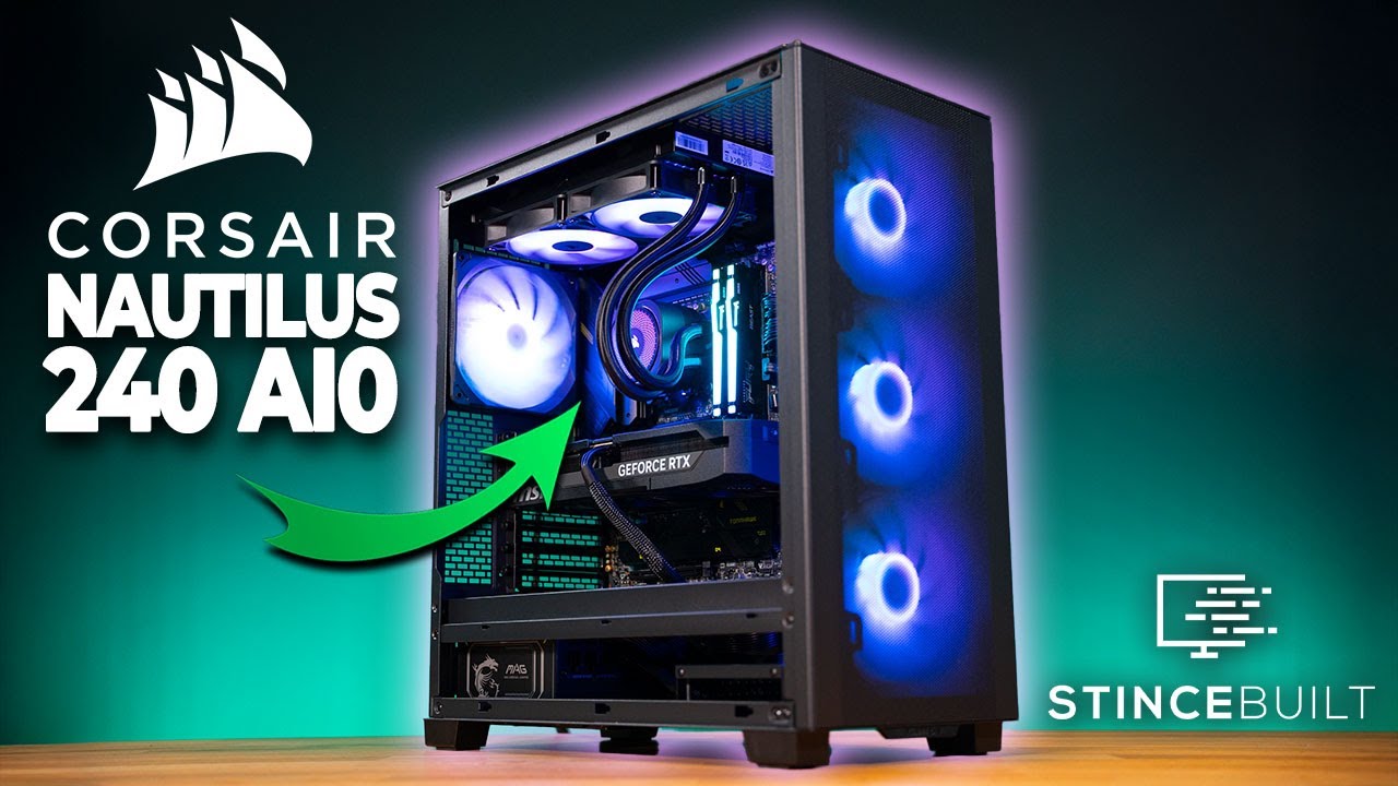 СВО Corsair NAUTILUS 240 RS ARGB Black (CW-9060092-WW) — Радіатор 240 мм для ефективного охолодження