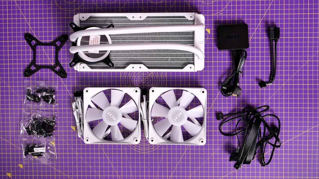 СВО NZXT Kraken Elite 240 RGB White (RL-KR24E-W2) — 8-pin роз'єм для стабільного живлення вентилятора
