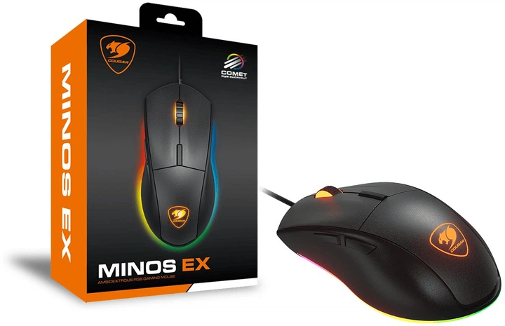 Мышь Cougar Minos Neo Black (Minos Neo) — Максимальное разрешение сенсора 6200 dpi