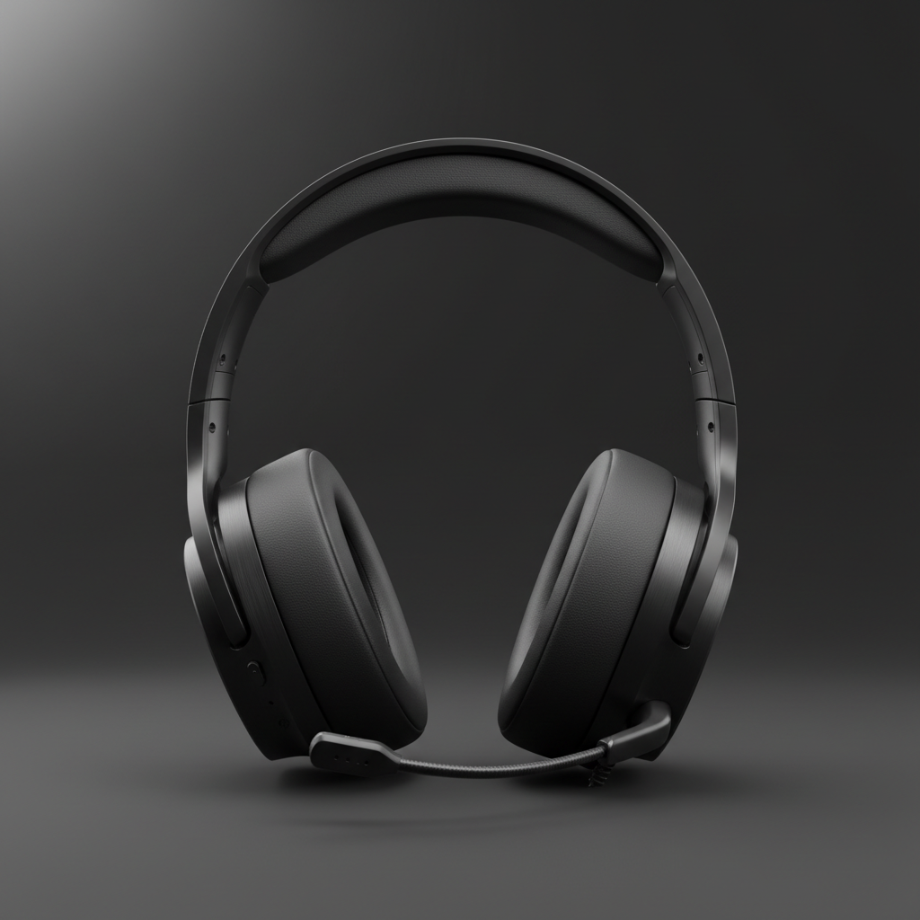 Игровая гарнитура HATOR Phoenix 2 Hi-Res Wireless Black (ESH40) — Пластиковый корпус для прочности и лёгкости  nЭкокожа для комфортного длительного ношения