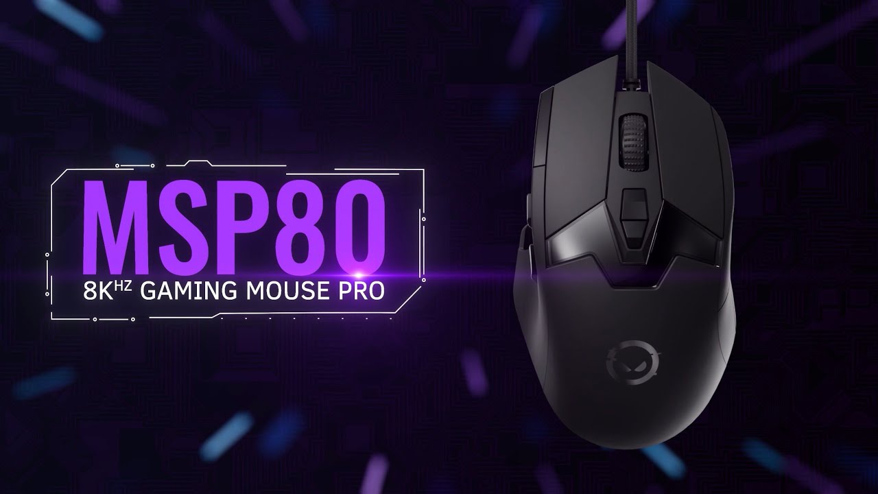 Миша Lorgar MSP80 8000 Hz Gaming Mouse Pro Black (LRG-MSP80-BK) — Максимальна роздільна здатність сенсора 26000 dpi