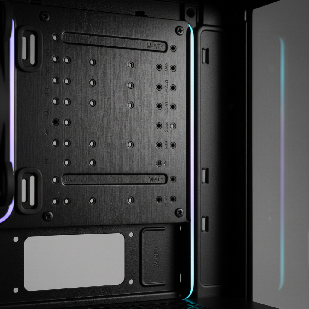 Корпус ASUS A21 Plus Black Tempered Glass ARGB (90DC00H0-B19010) Без БП — Підтримка плат Micro-ATX і Mini-ITX