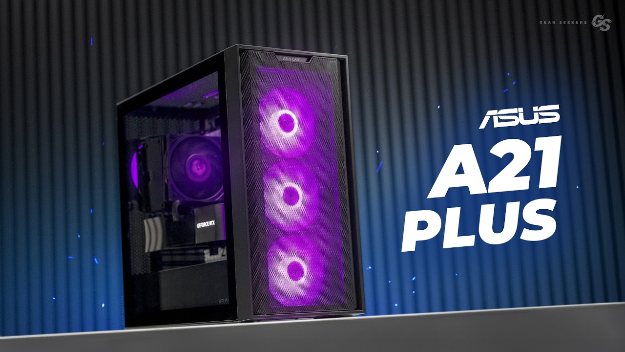 Корпус ASUS A21 Plus Black Tempered Glass ARGB (90DC00H0-B19010) Без БП — Підтримка кулерів ЦП висотою до 165 мм