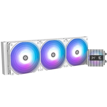 СВО Zalman Alpha 2DS A36 ARGB White (ALPHA2DSA36WHITE) — Радіатор 360 мм для ефективного охолодження