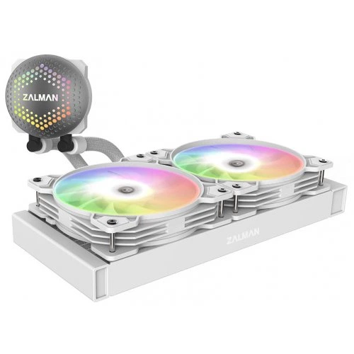 СВО Zalman Alpha 2DS A24 ARGB White (ALPHA2DSA24WHITE) — ARGB підсвічування для яскравого дизайну