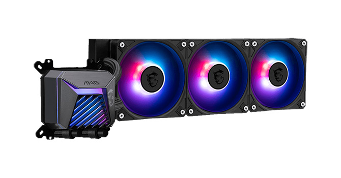 СВО MSI MAG CoreLiquid A15 360 Black (MAG CORELIQUID A15 360) — Підсвічування MSI Mystic Light Sync для ефектів