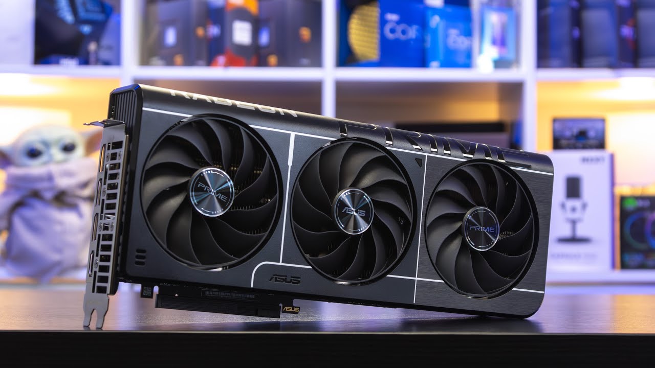 Видеокарта ASUS AMD Radeon RX 9070 16GB Prime OC (PRIME-RX9070-O16G) (GDDR6, 256 bit, PCI-E v5.0 x16) — GDDR6 память для быстрой обработки графики