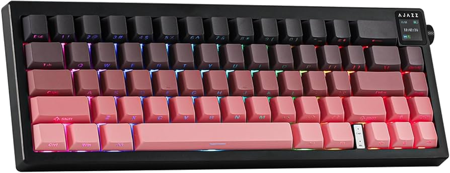 Клавіатура Ajazz AK650 Flying Fish Switch Black (AK650-FF-BGY) — Бездротове підключення для зручності роботи
