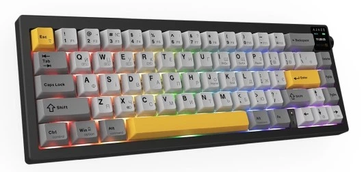 Клавиатура Ajazz AK650 Flying Fish Switch Black (AK650-FF-BGY) — Механические клавиши для точного набора текста