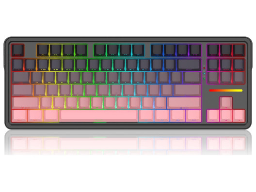 Клавиатура Ajazz AK650 Flying Fish Switch Black (AK650-FF-BGY) — Черно-желтый дизайн для яркости интерьера