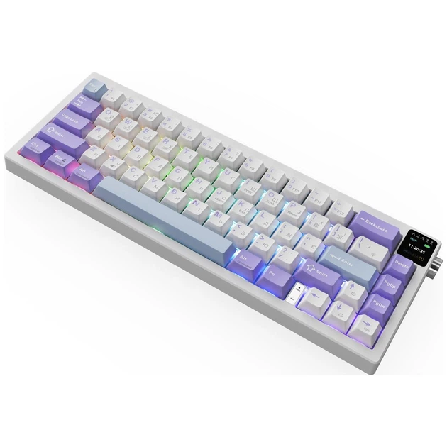 Клавіатура Ajazz AK650 Flying Fish Switch Purple (AK650-FF-PWB)